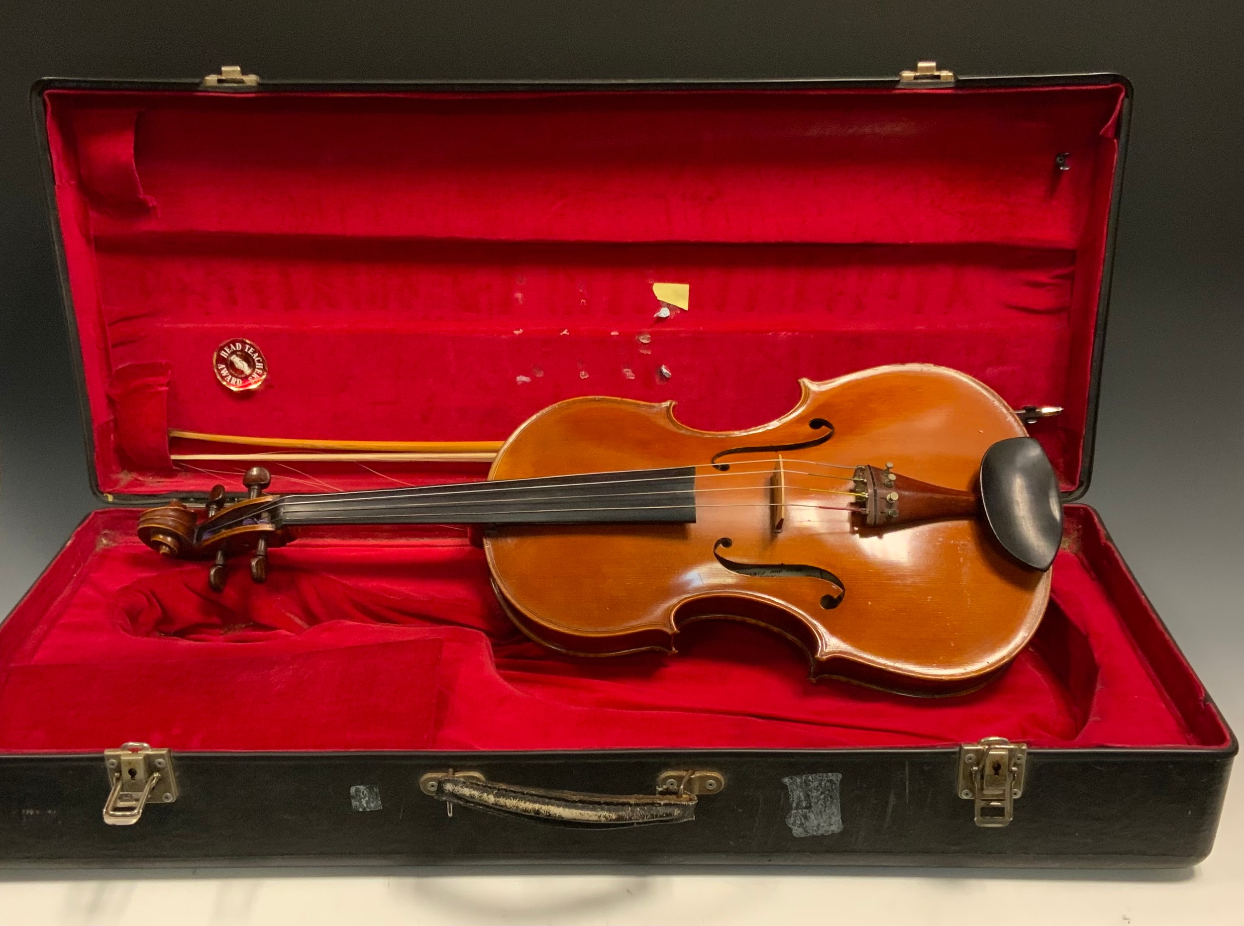 A Lawrence Cocker of Derby viola, dated 1969, single piece maple back, spruce front, conforming L Cocker bow en suite serial no 903571, cased  This item has been registered as exempt from the UK Ivory Act 2018  Ivory Declaration Submission reference: YHH2MTGT